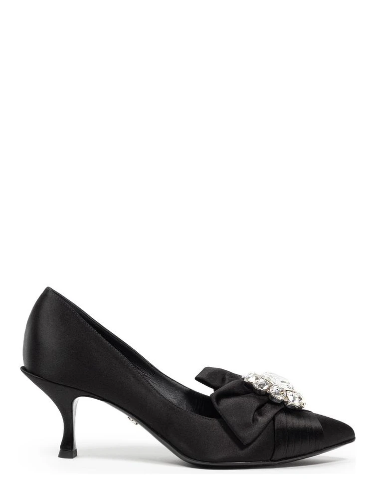 Black Viscose Pumps
