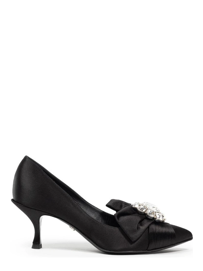 Black Viscose Pumps
