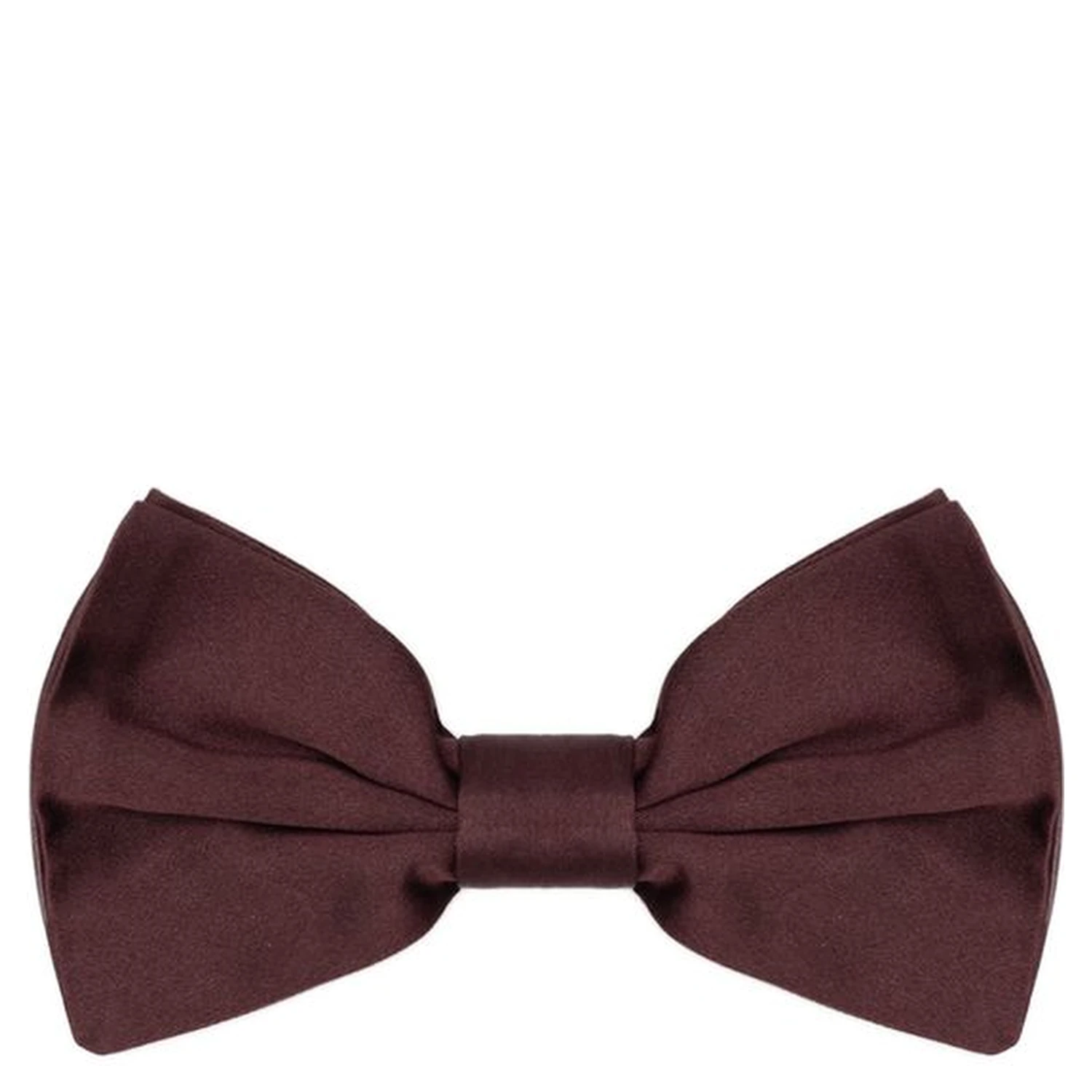 Burgundy Silk Bowtie