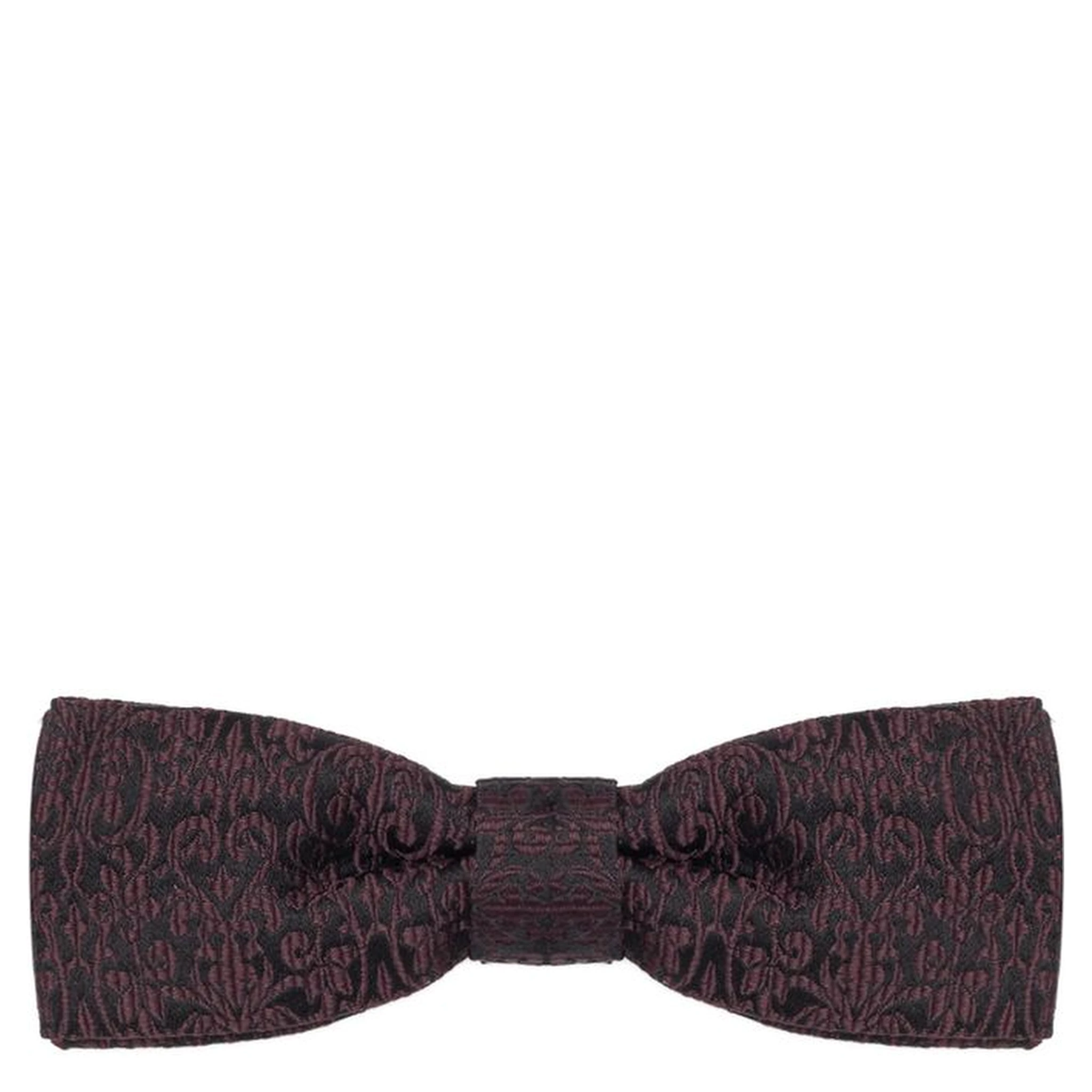 Black Silk Bowtie