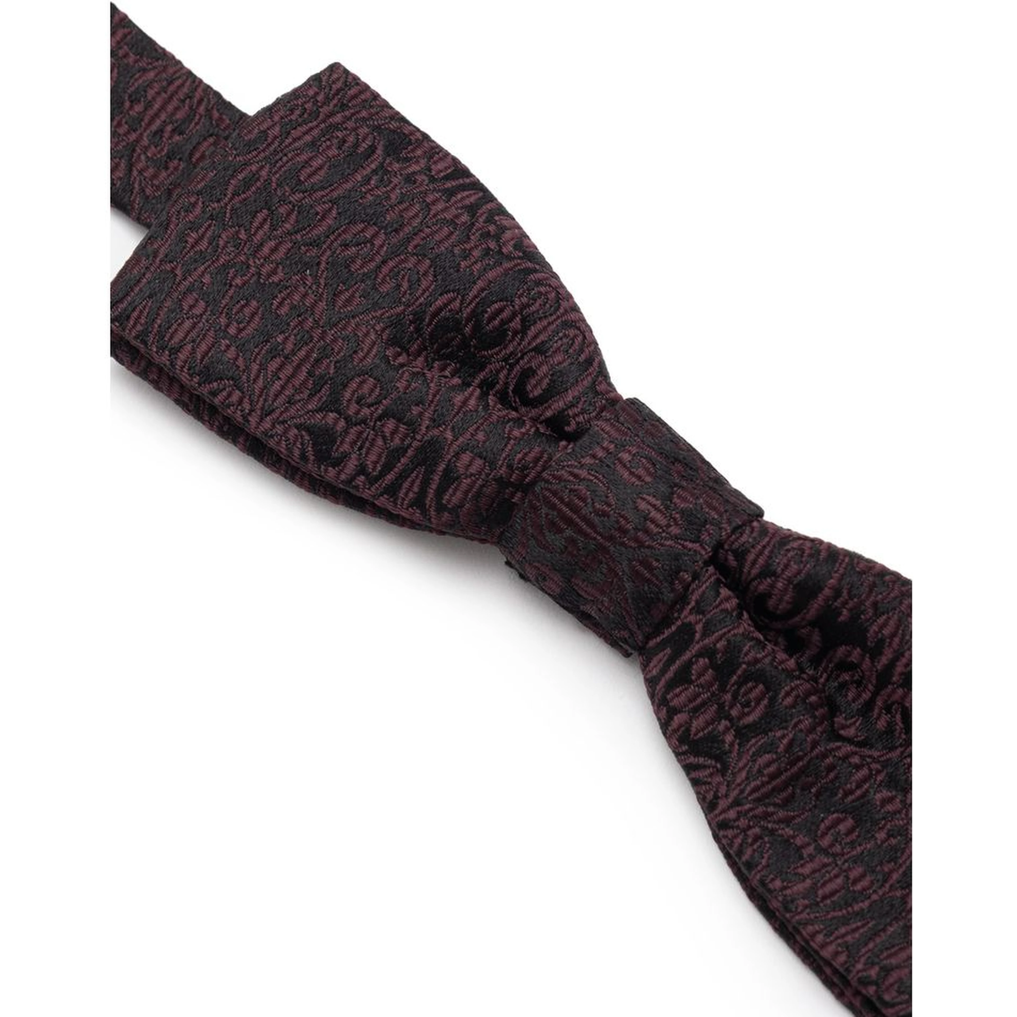 Black Silk Bowtie