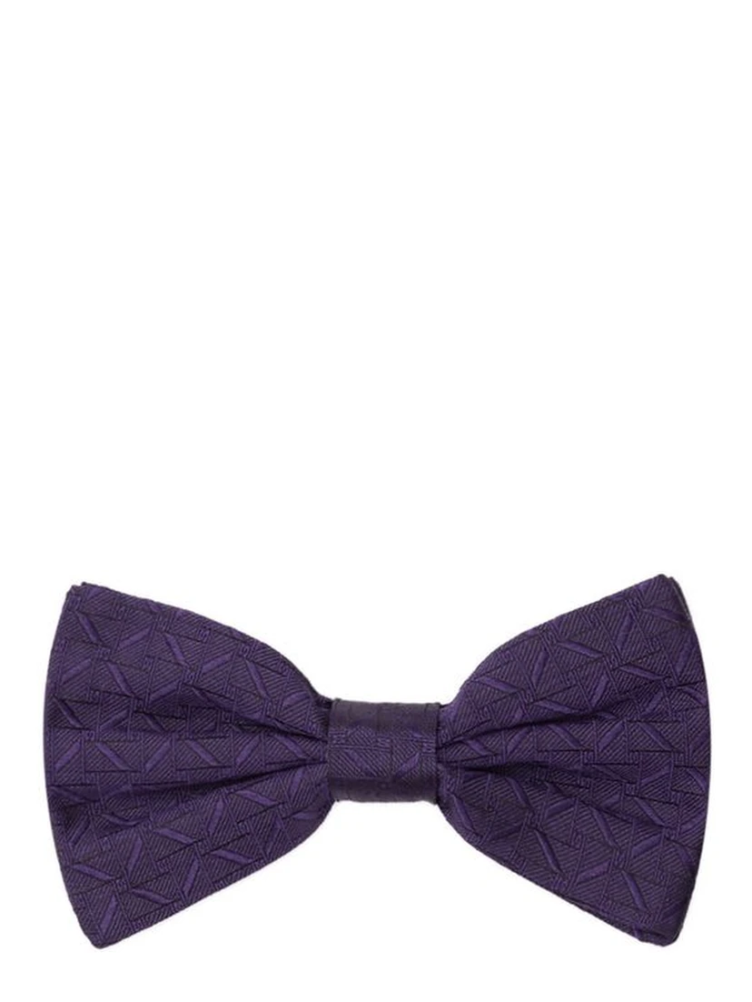 Purple Silk Bowtie