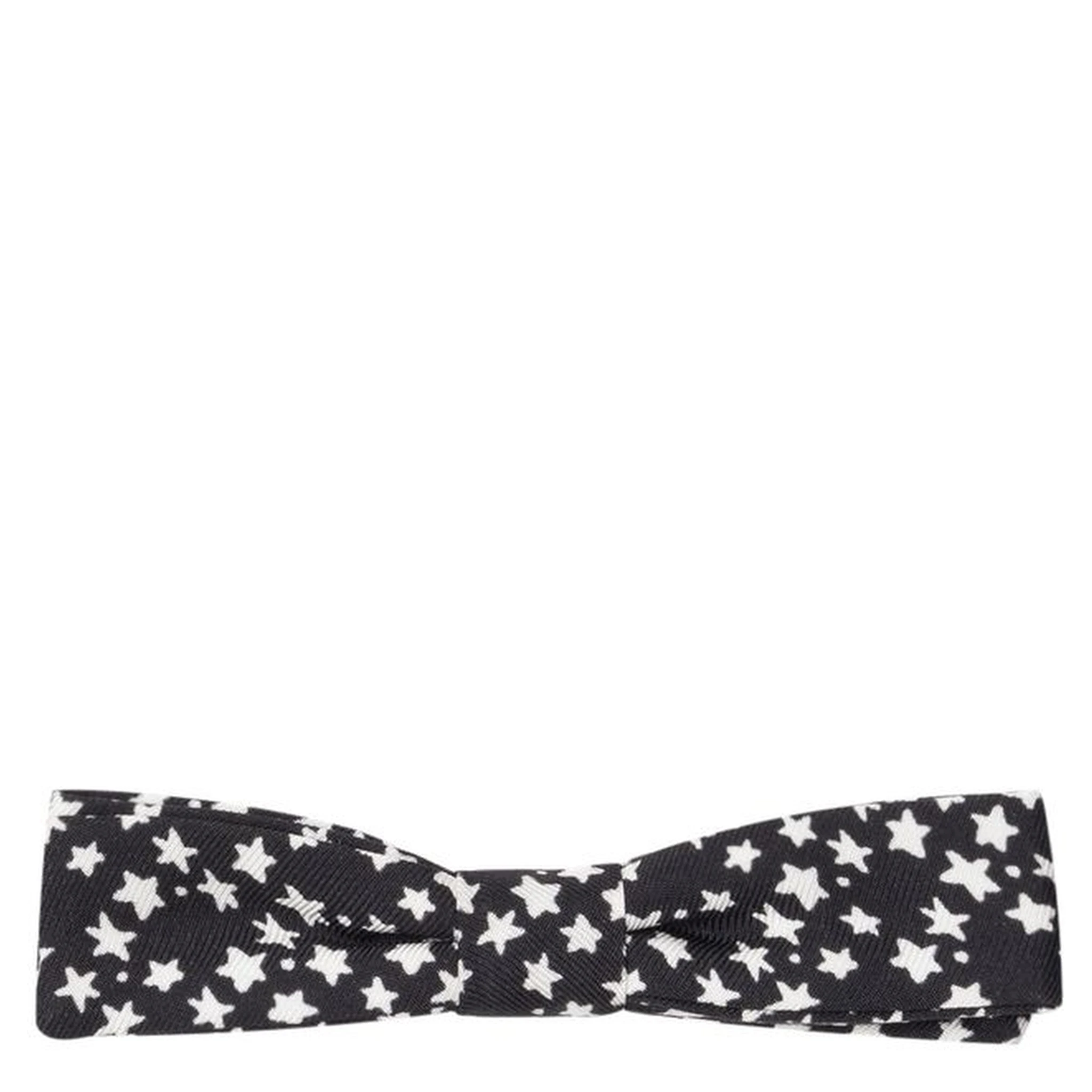 Black Silk Bowtie