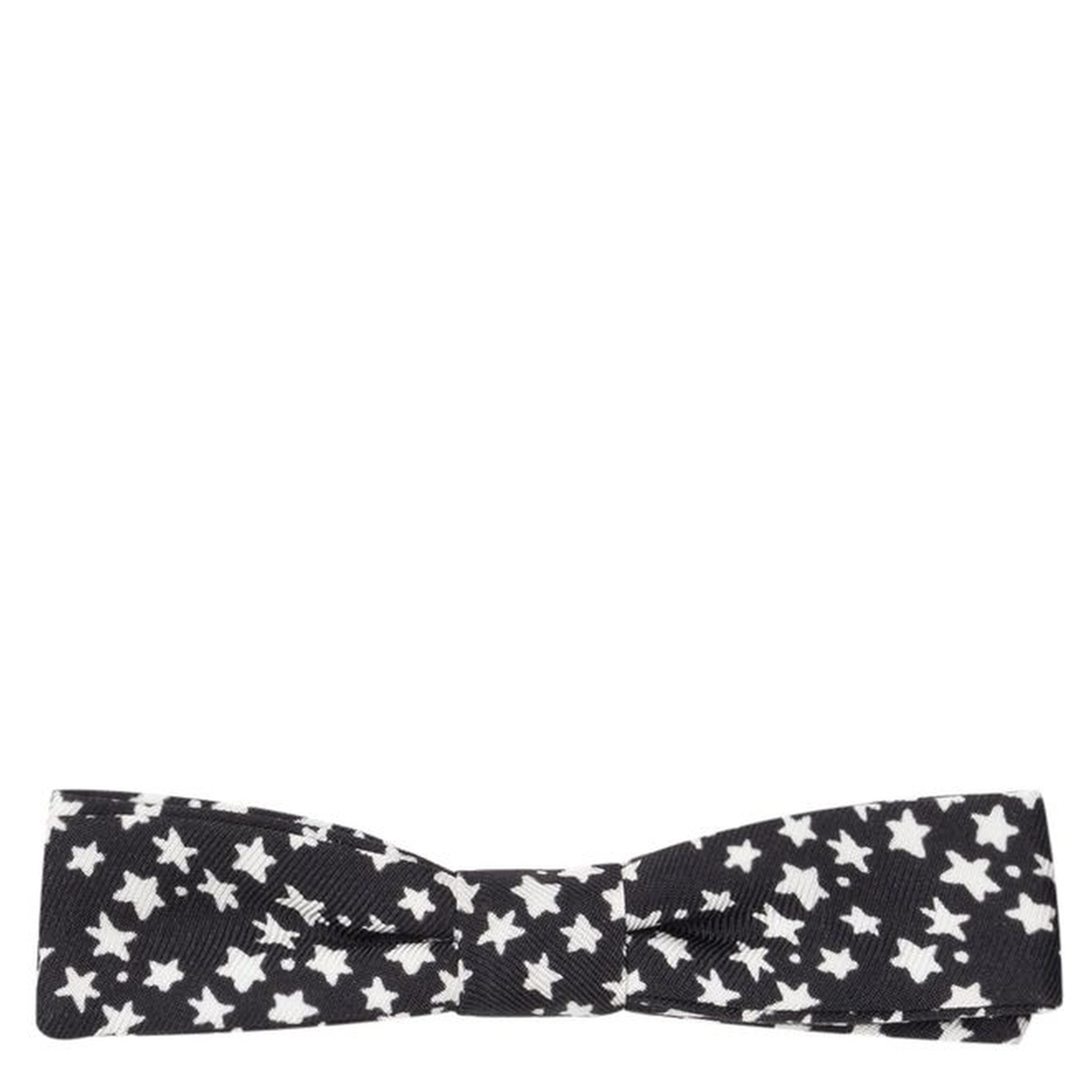 Black Silk Bowtie
