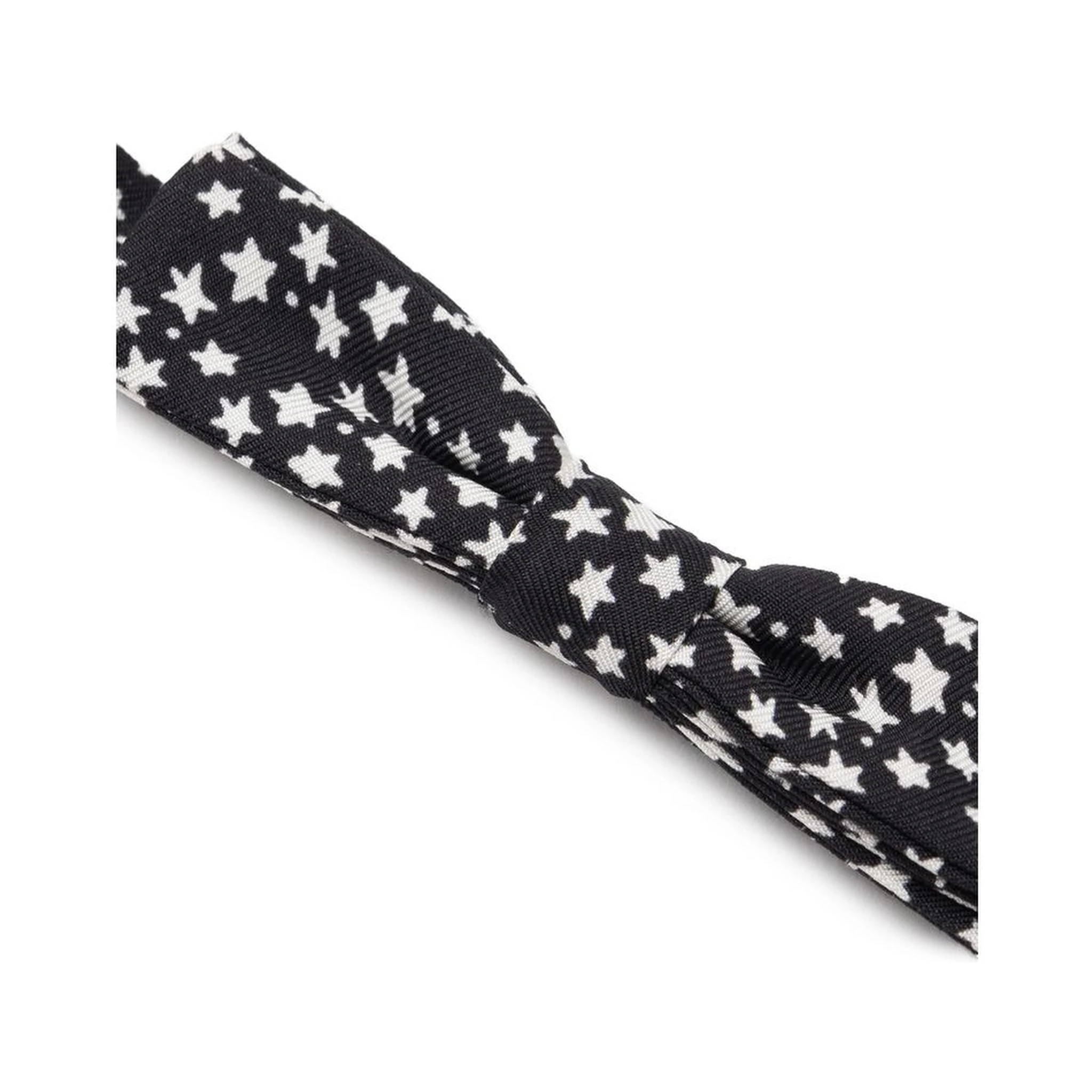 Black Silk Bowtie