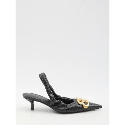 Monaco 50mm slingback pumps
