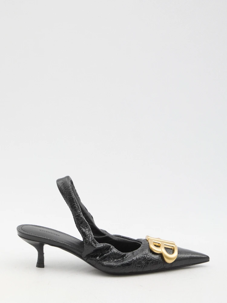 Monaco 50mm slingback pumps