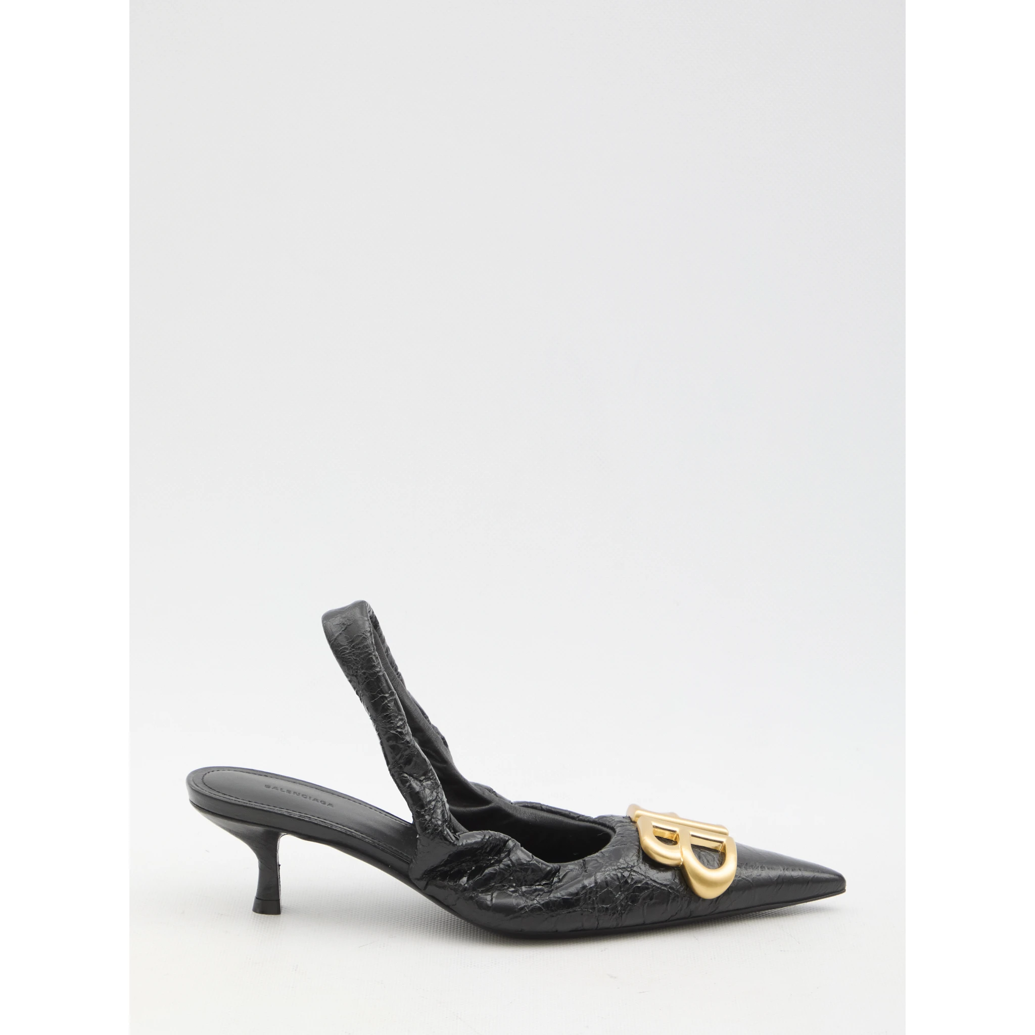 Monaco 50mm slingback pumps