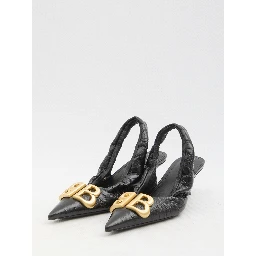 Monaco 50mm slingback pumps