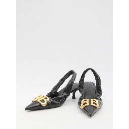 Monaco 50mm slingback pumps