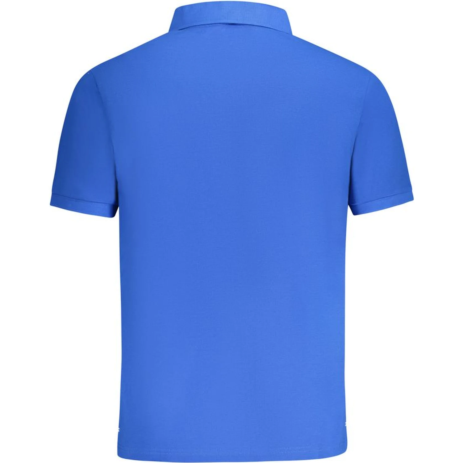 Blue Cotton Polo Shirt