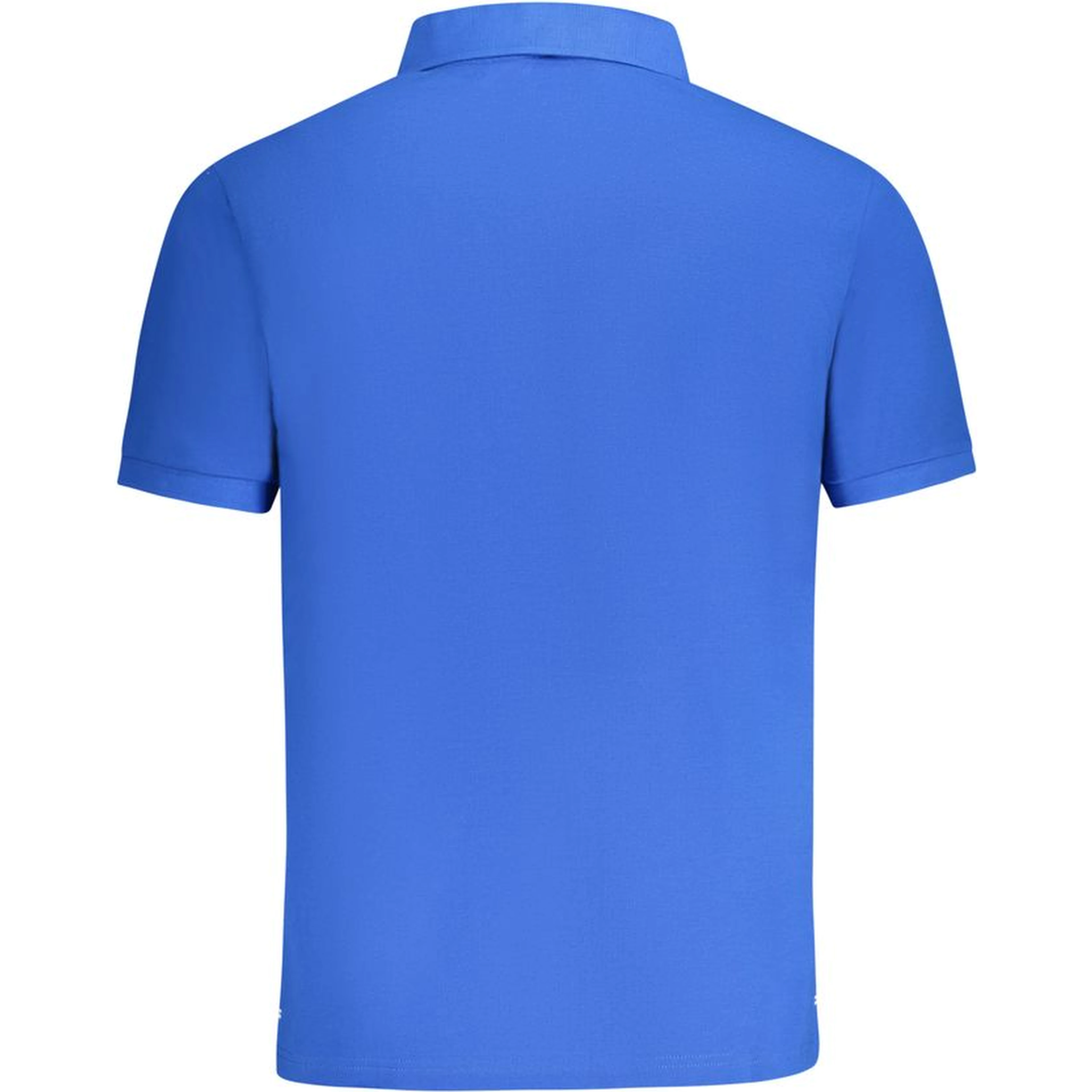 Blue Cotton Polo Shirt
