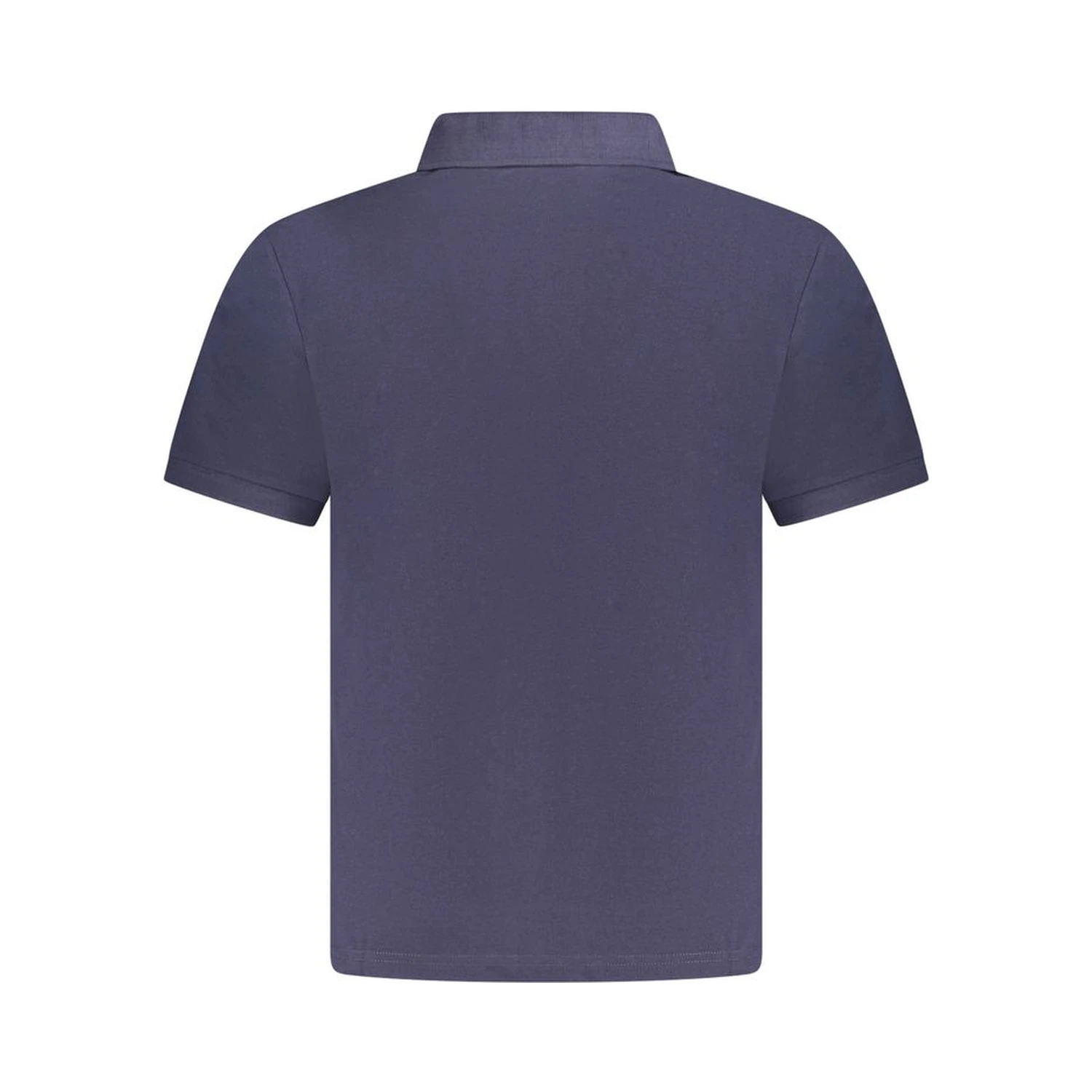Blue Cotton Polo Shirt