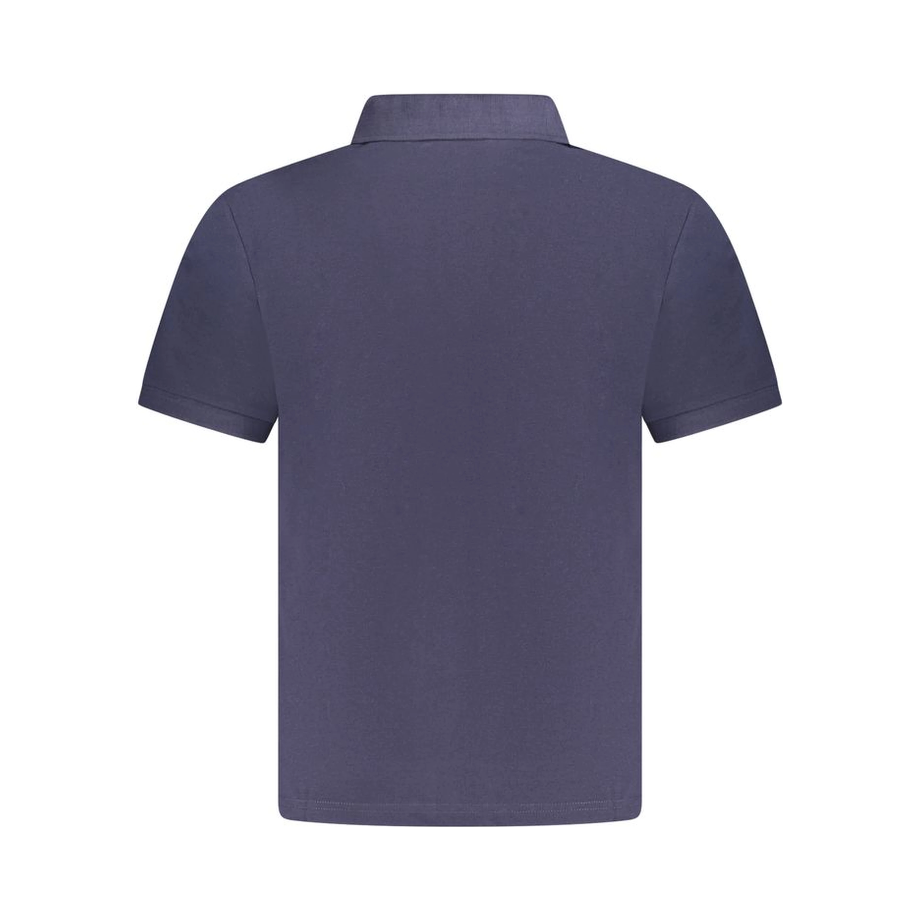 Blue Cotton Polo Shirt