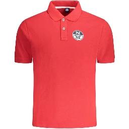 Red Cotton Polo Shirt