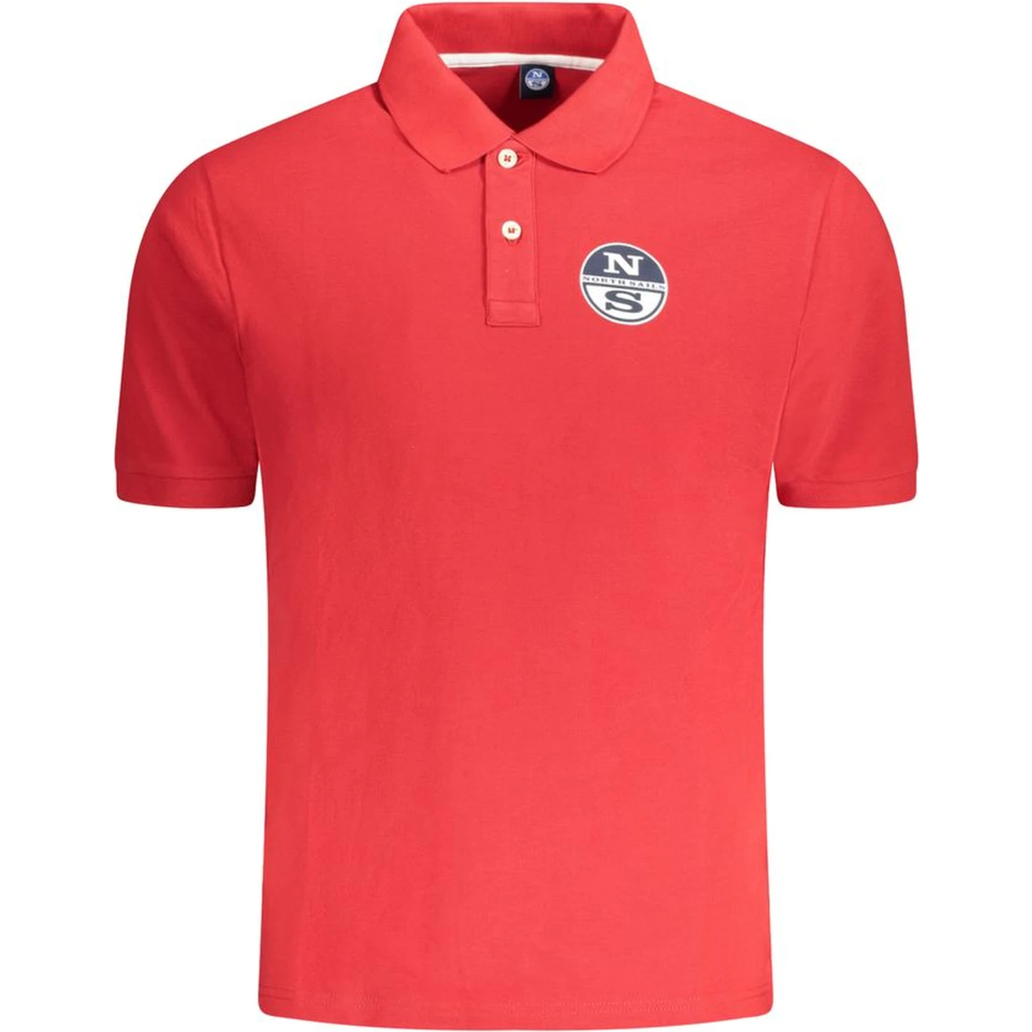 Red Cotton Polo Shirt