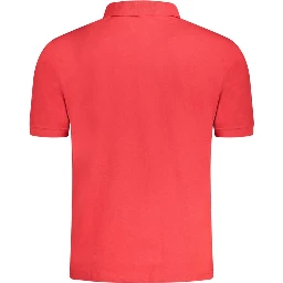 Red Cotton Polo Shirt