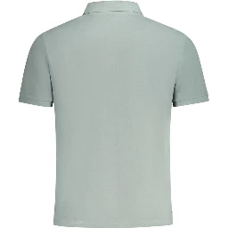 قميص بولو قطني أخضر