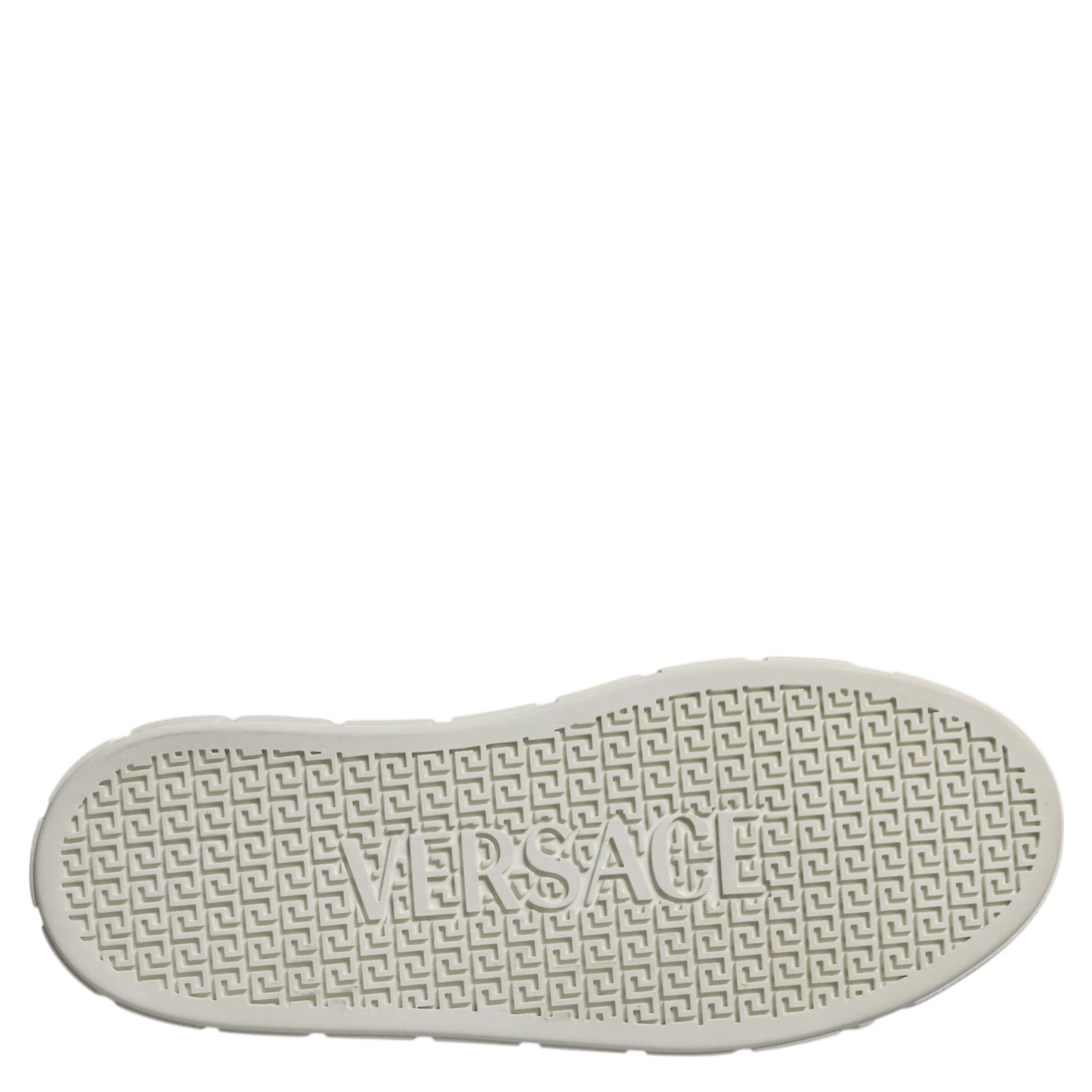 White Brown Greca Print TPU Low Top Men Sneakers Shoes