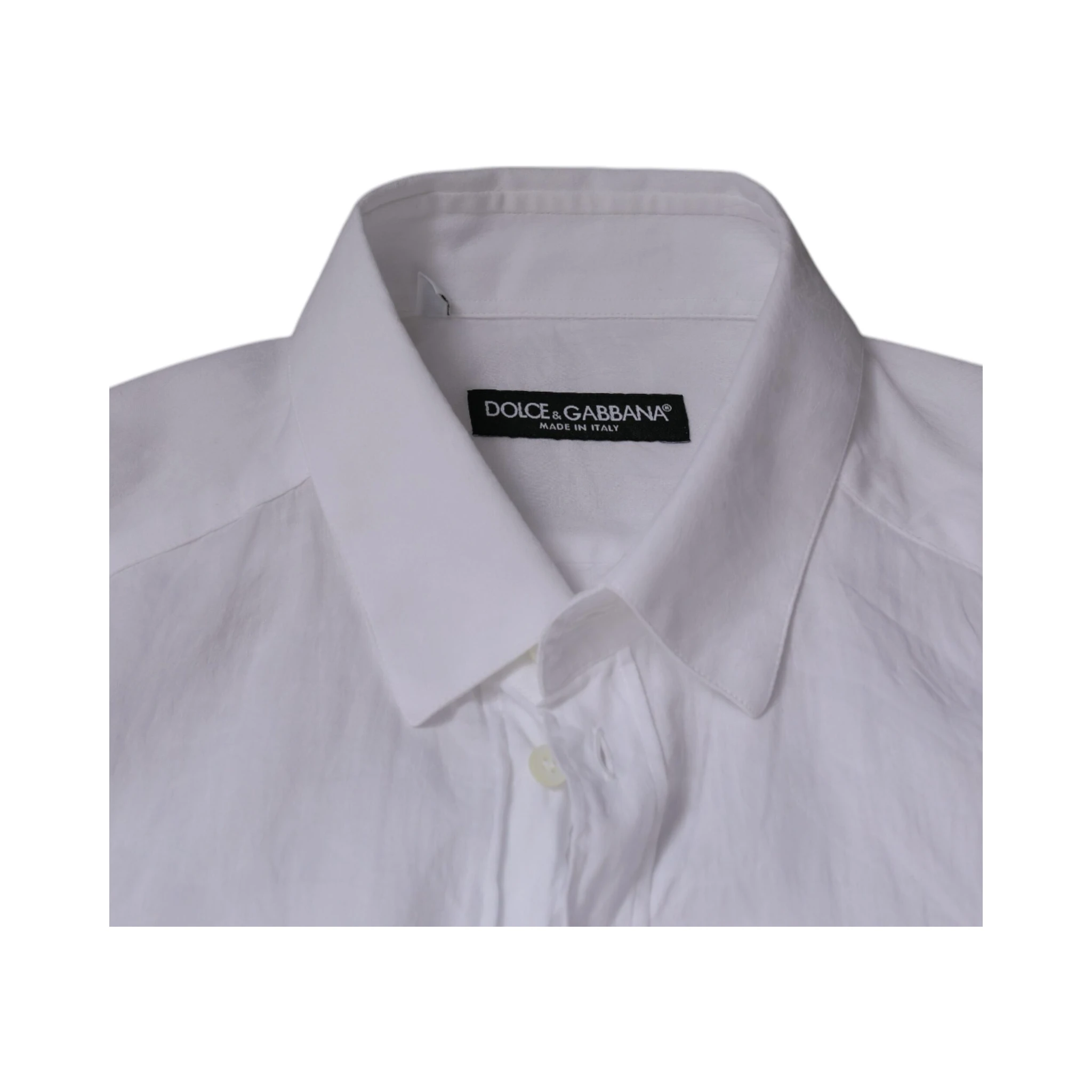 White Cotton Slim Fit Men Formal Dress Shirt