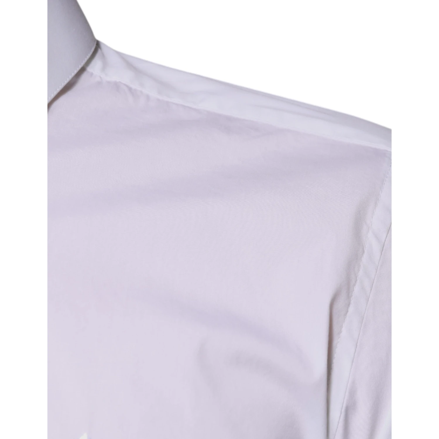 White Cotton Blend Formal MARTINI Shirt