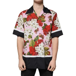 Multicolor Floral Button Down Casual Shirt