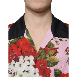 Multicolor Floral Button Down Casual Shirt