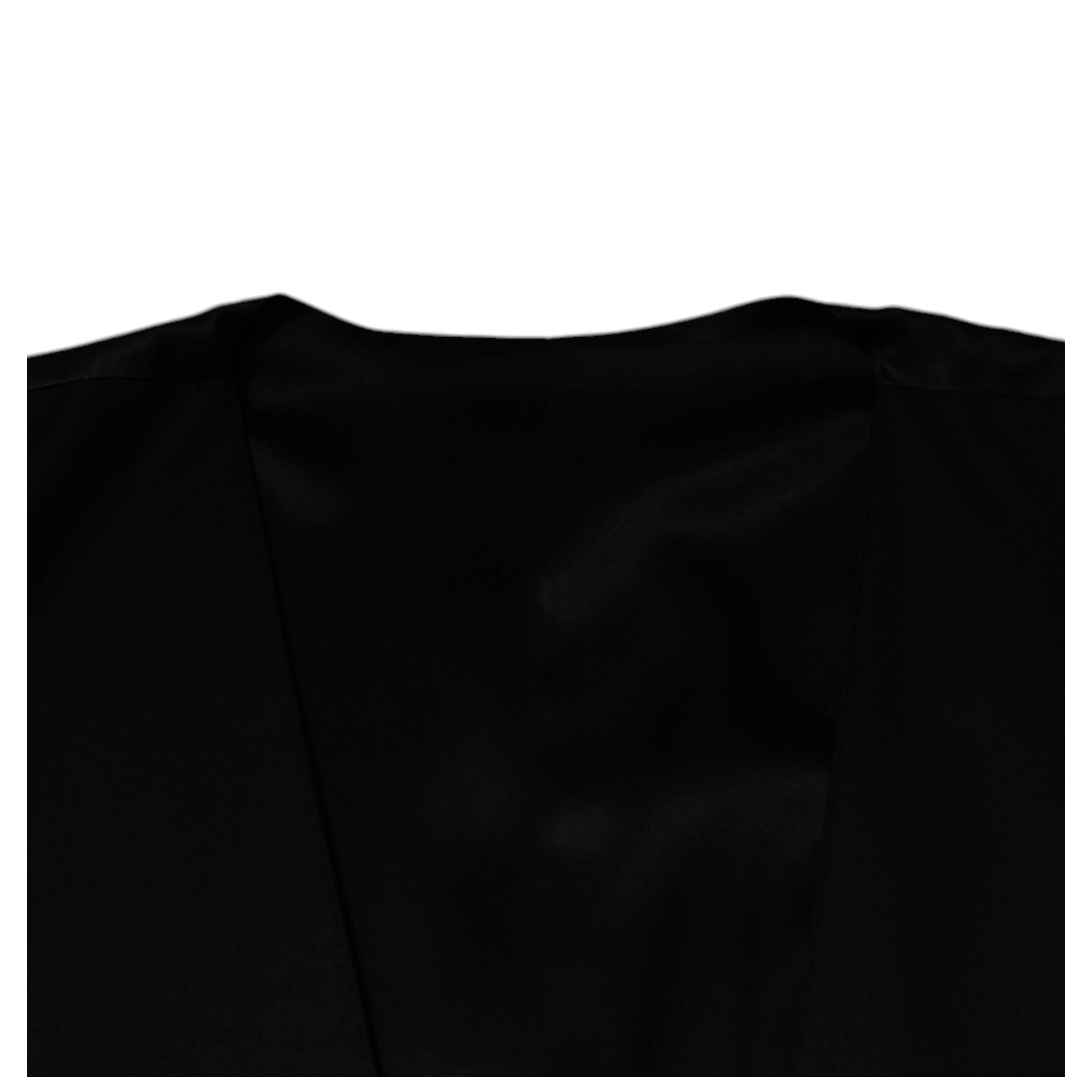 Black Wool Formal Dress Men Waistcoat Vest