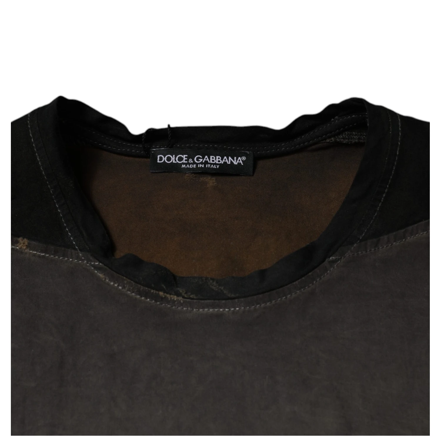 Brown Graphic Print Cotton Round Neck T-shirt