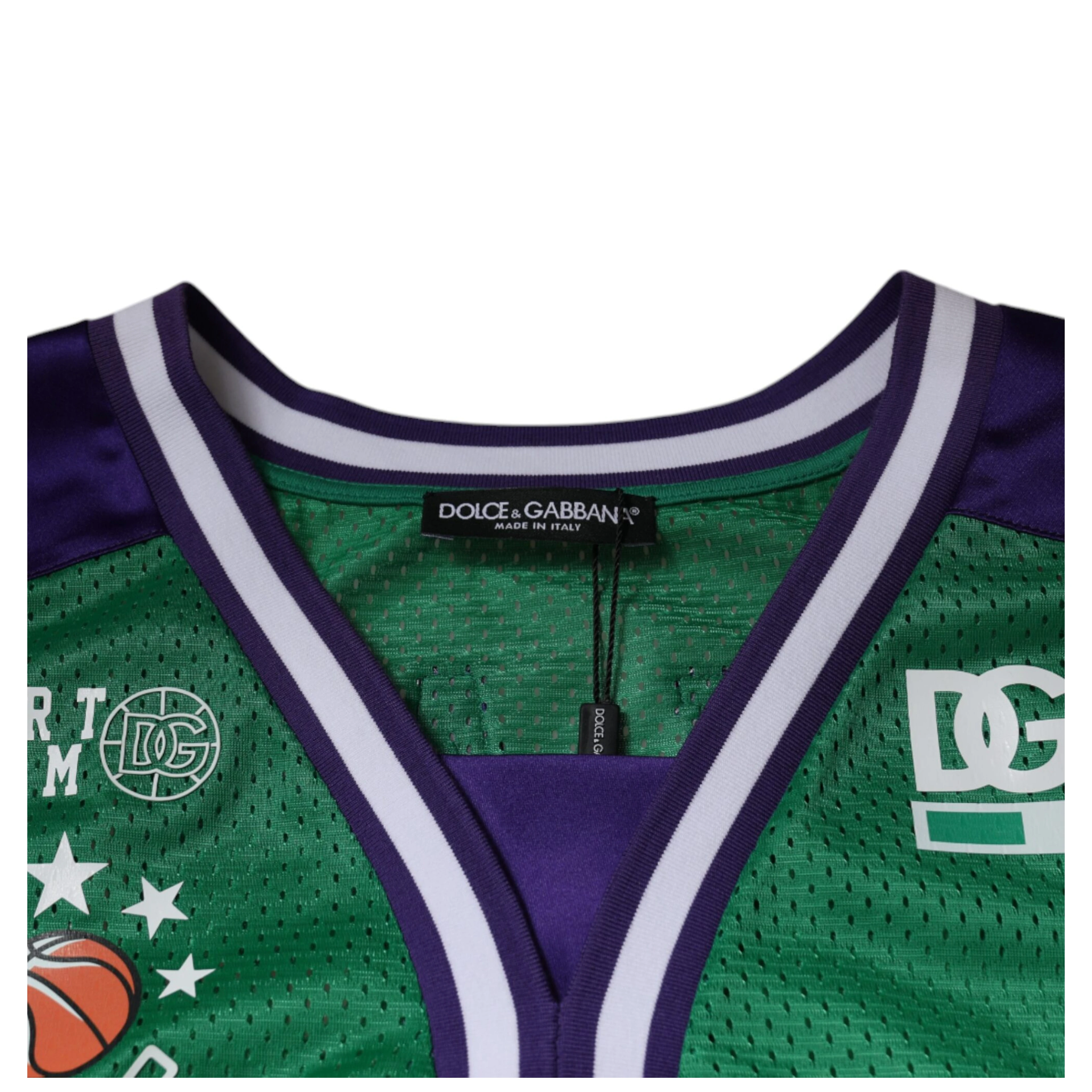 Green Polyester Jersey Sleeveless T-shirt