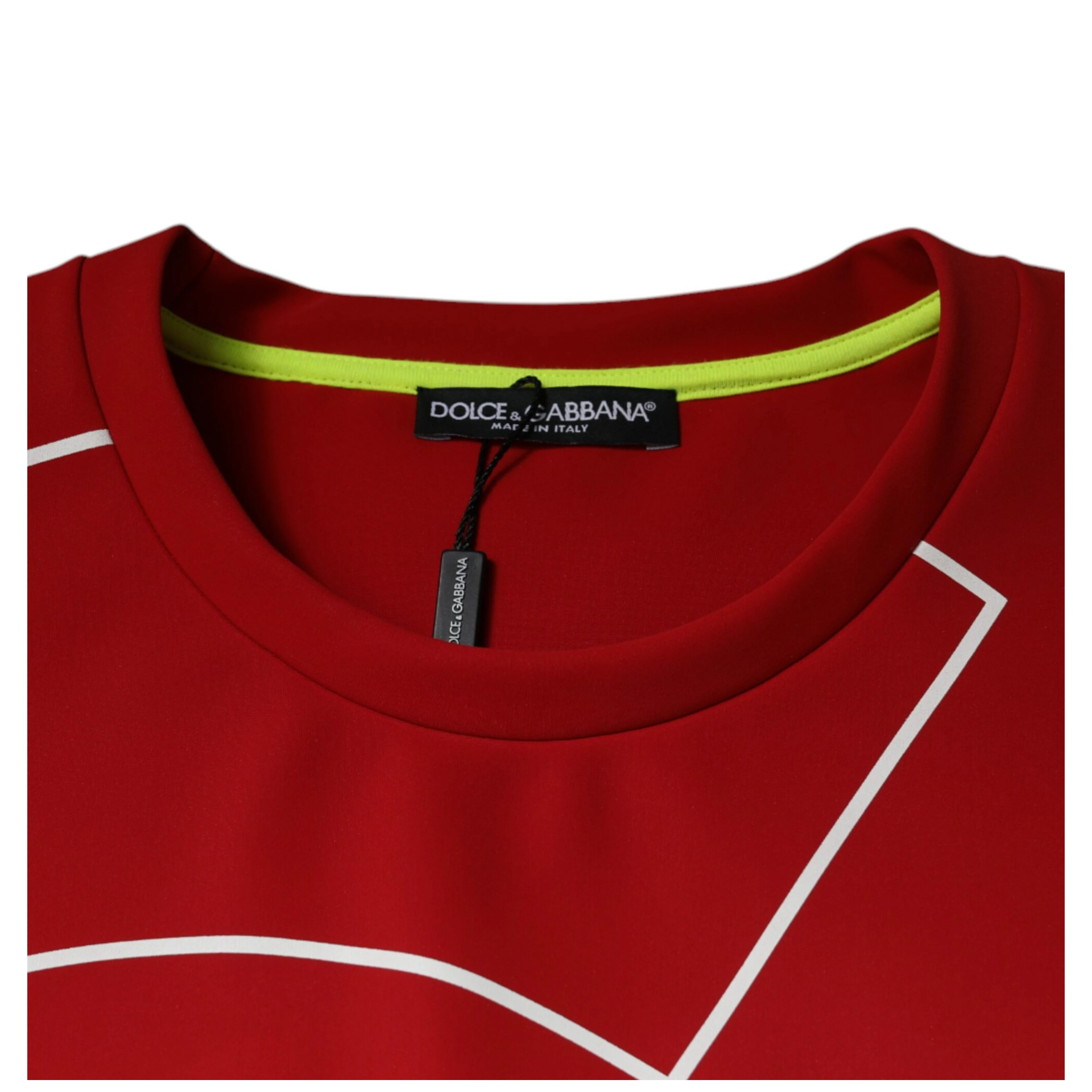 Multicolor Logo Cotton Men Crew Neck T-shirt