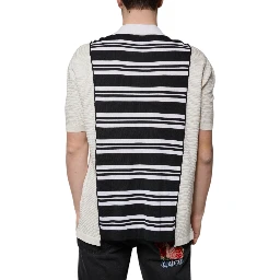 Multicolor Stripe Collared Polo T-shirt