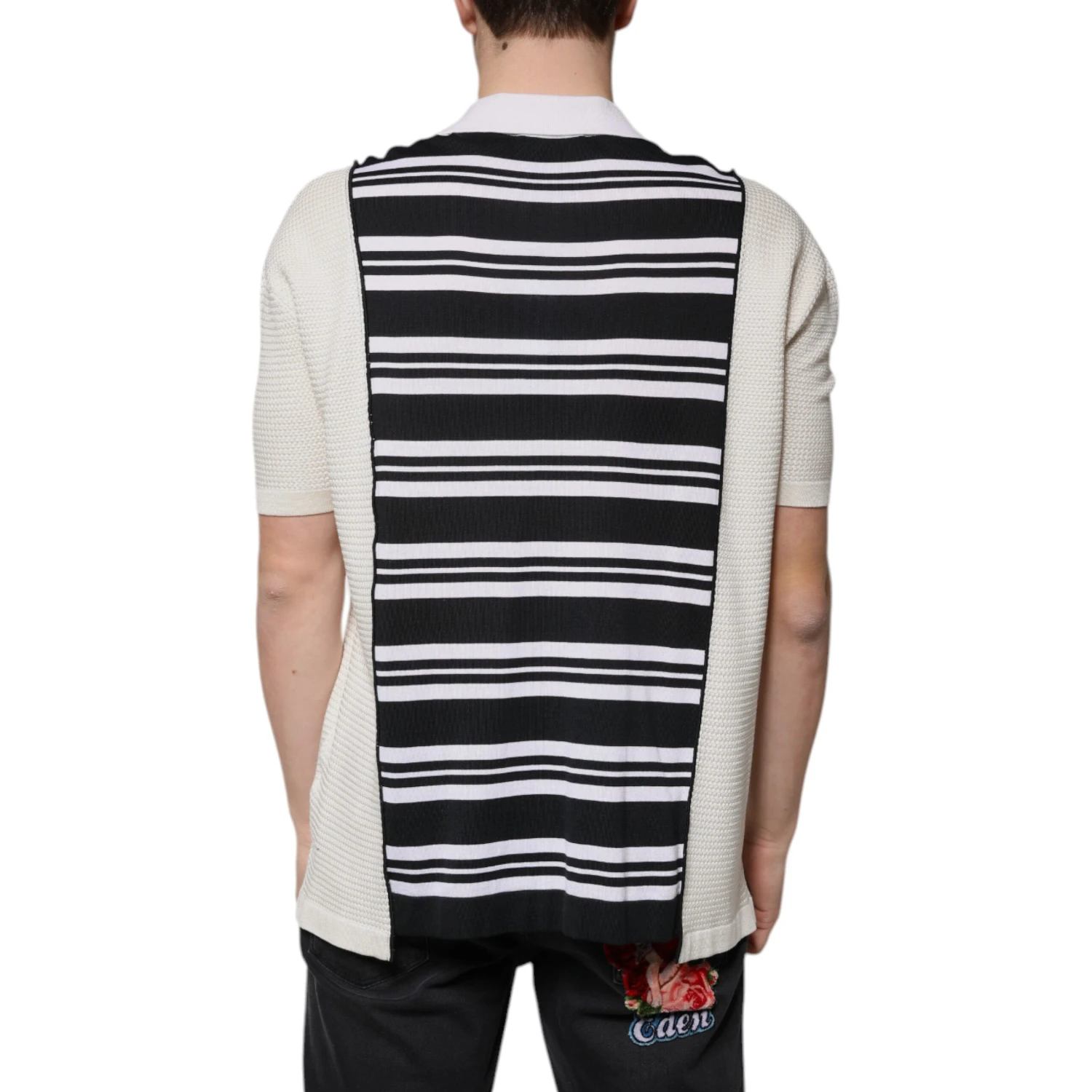 Multicolor Stripe Collared Polo T-shirt