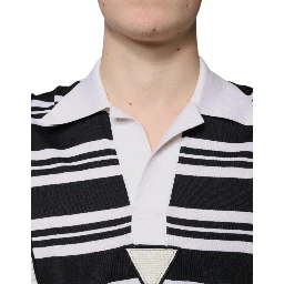 Multicolor Stripe Collared Polo T-shirt
