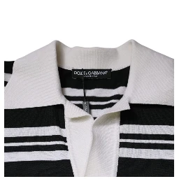 Multicolor Stripe Collared Polo T-shirt