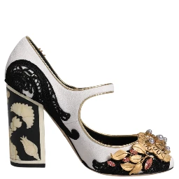 Multicolor Embellished Heels Pumps Shoes