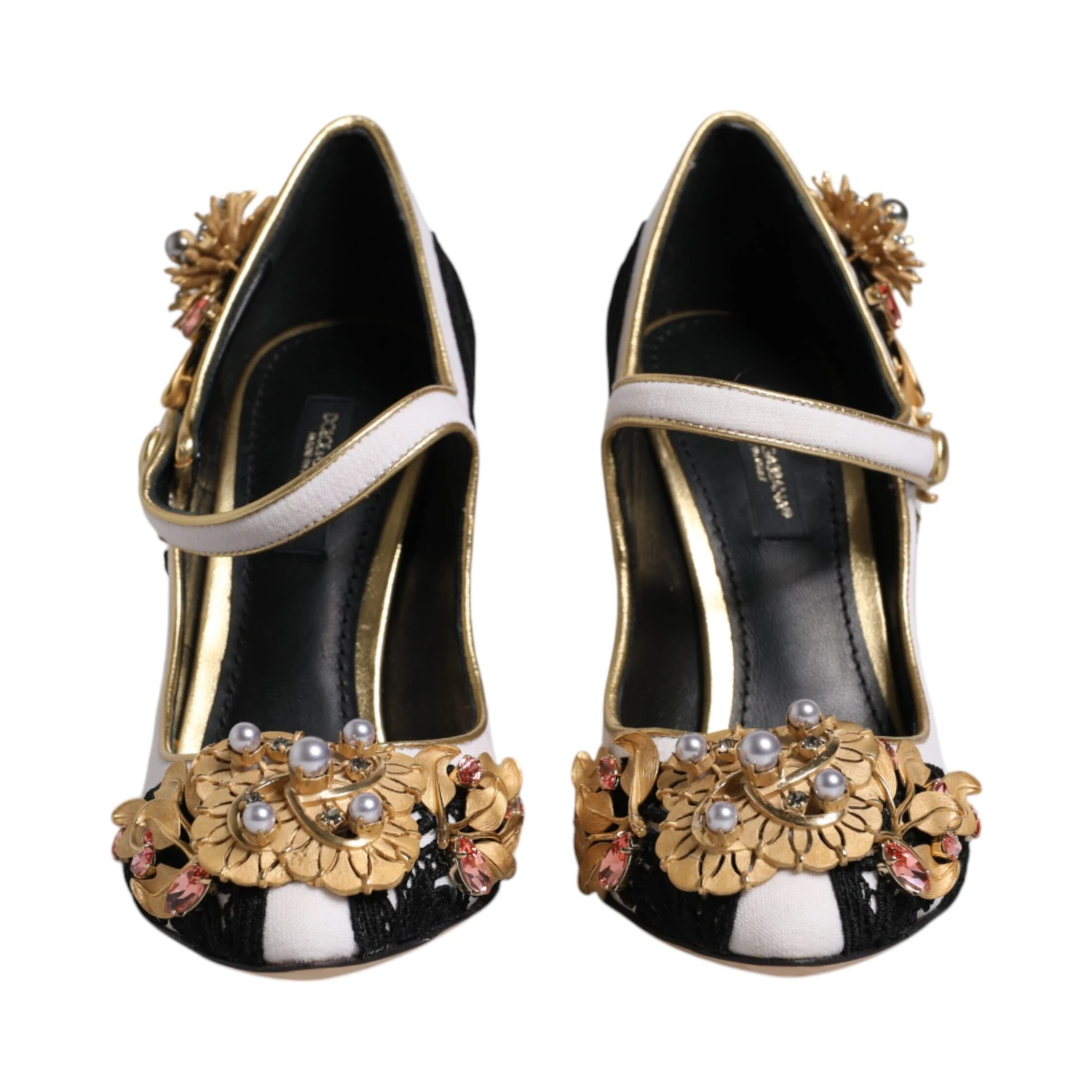 Multicolor Embellished Heels Pumps Shoes