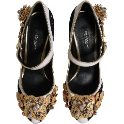 Multicolor Embellished Heels Pumps Shoes