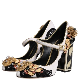 Multicolor Embellished Heels Pumps Shoes