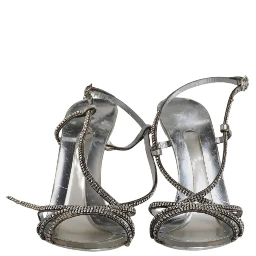 Silver Crystal Slingback KEIRA Sandals Shoes