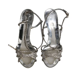 Silver Crystal Slingback KEIRA Sandals Shoes