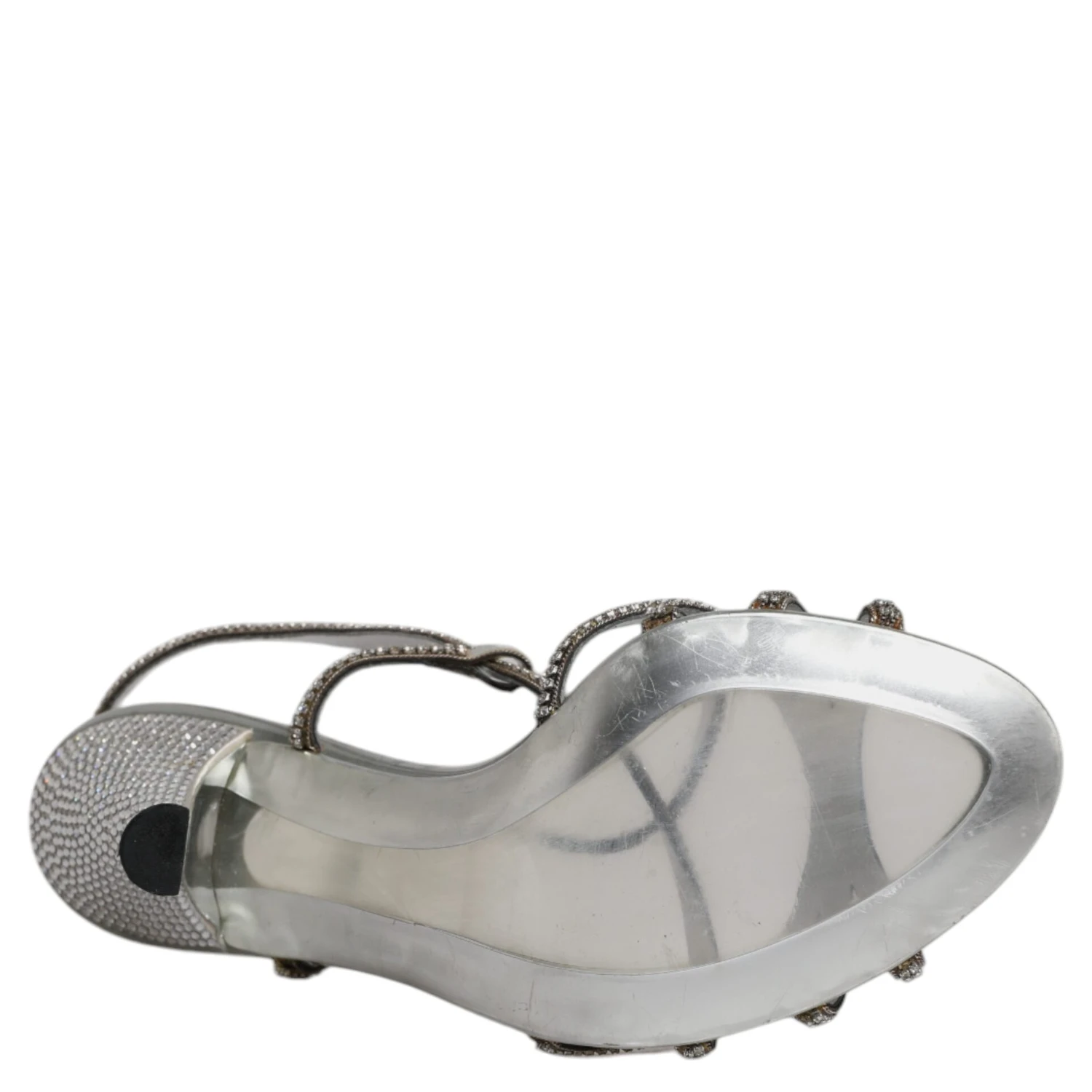 Silver Crystal Slingback KEIRA Sandals Shoes