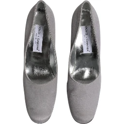 Gray Suede Leather High Heel Pumps Shoes