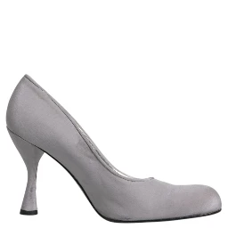 Gray Suede Leather High Heel Pumps Shoes