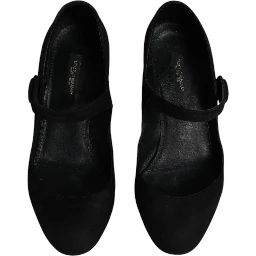 Black Suede Leather KEIRA Heels Pumps Shoes