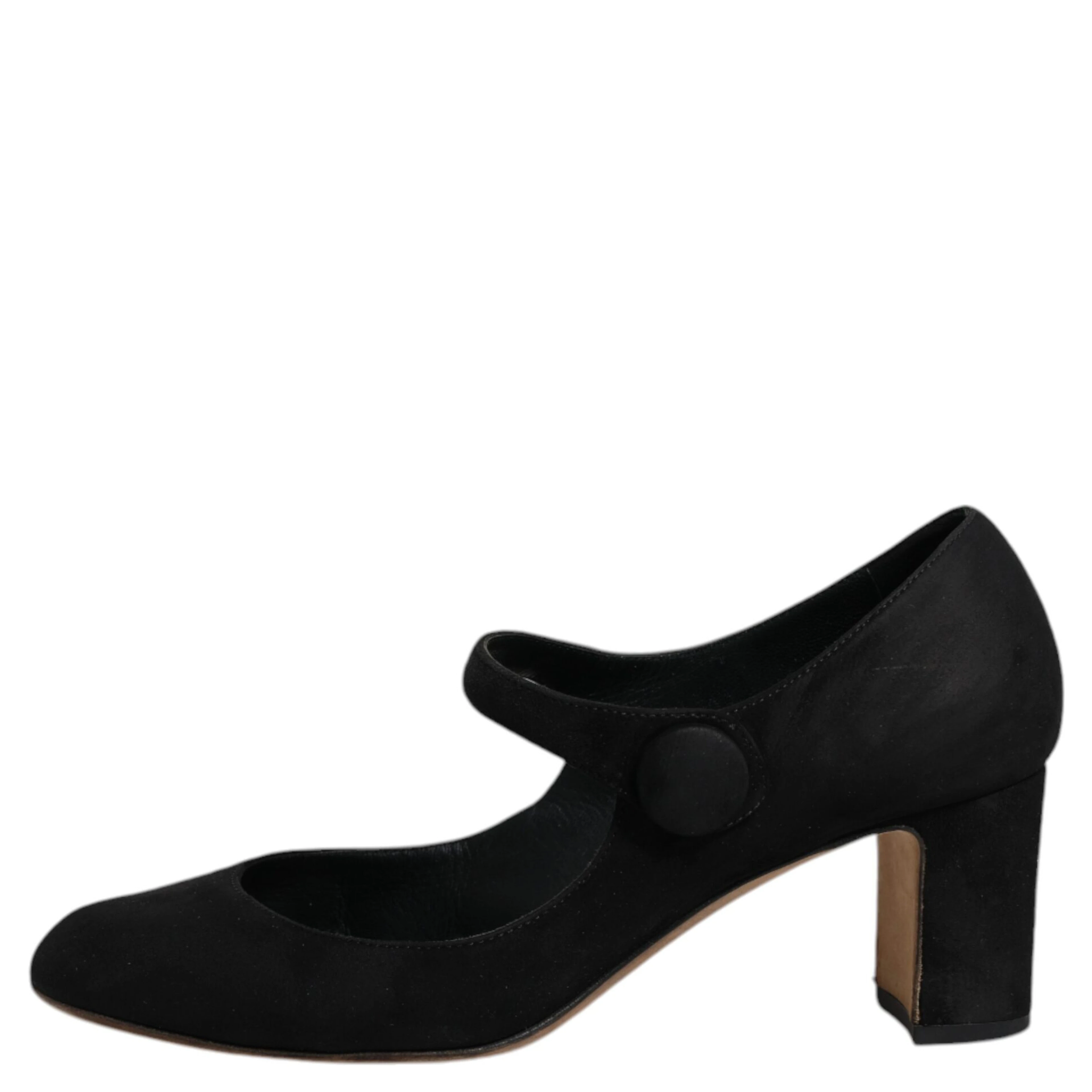 Black Suede Leather KEIRA Heels Pumps Shoes