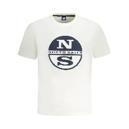Logo Print Short Sleeved T-shirt In White