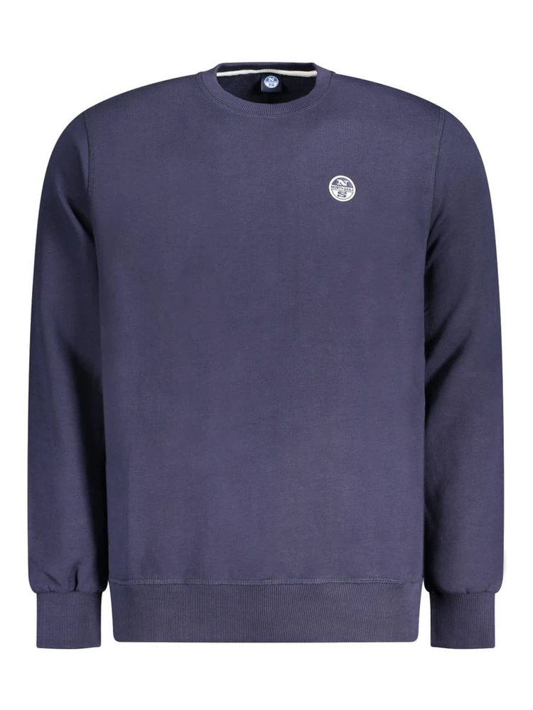 Blue Cotton Sweatshirt