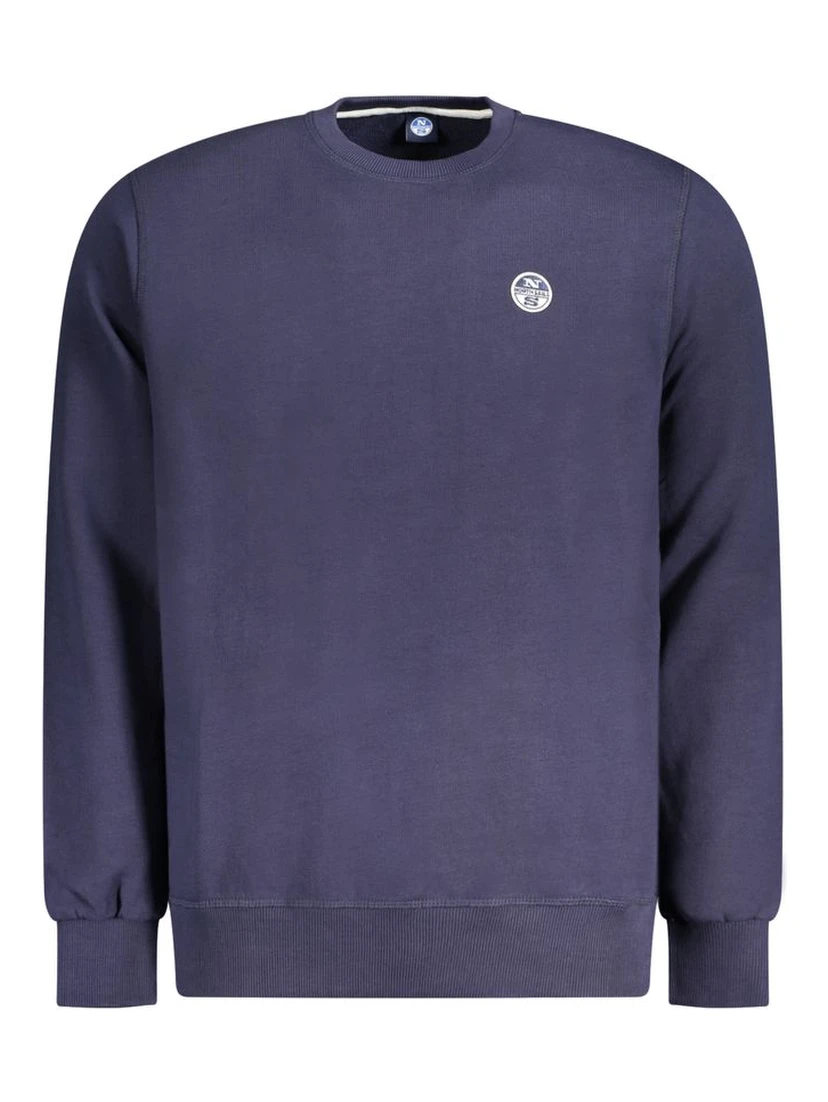 Blue Cotton Sweatshirt
