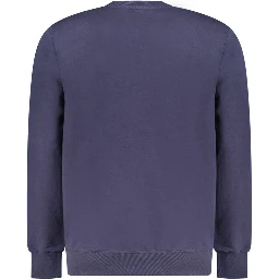 Blue Cotton Sweatshirt